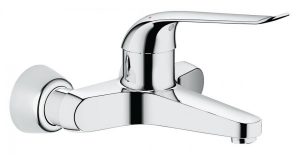 Mitigeur Lavabo Mural Grohe Euroeco Special avec bec long fixe