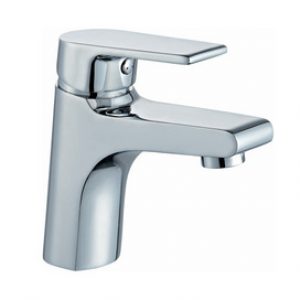 Mitigeur lavabo série Hook chromé, vidage Laiton, Garantie 5 ans