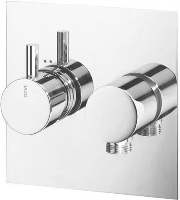 Mitigeur Mural Jado Monocommande Geometry pour Douche Chromé