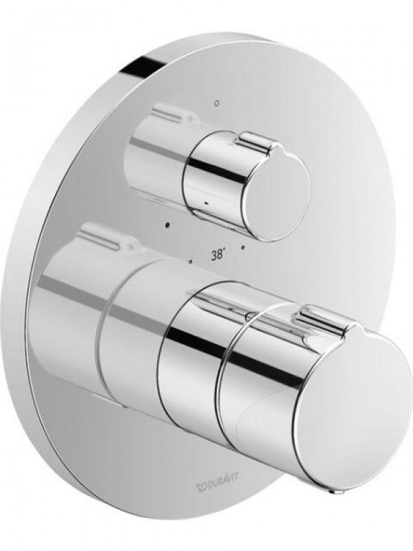 Mitigeur thermostatique de douche encastré Duravit C1 195x195x195mm (C14200)