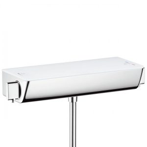 Mitigeur Thermostatique Douche Hansgrohe Ecostat Select apparent ½’ Blanc/Chromé