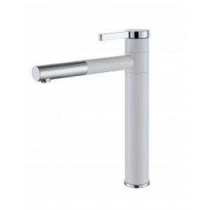 Mitigeur évier chrome blanc Ultrate