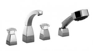 Mélangeur Baignoire Villeroy et Boch SQUARE 4 trous 27512911-00
