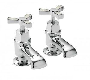 Mélangeur de baignoire montage sur rebord Gracechurch 180 x 118 x 50 mm Heritage