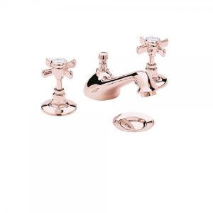 Mélangeur de lavabo 3 trous Heritage Dawlish