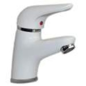 Mélangeur lavabo AQUATIS Blanc