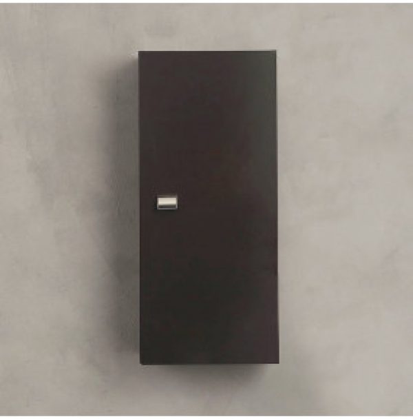 MOBILE DA BAGNO PICCOLO SPAZIO 1 ANTA ANTRACITE DA PARETE EASY