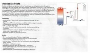Module eau chaude instantannée sur ballon tampon 40l/m 1 » PAW