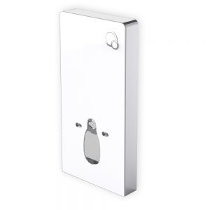 Module sanitaire 805 pour WC suspendu – blanc – avec plaque de décléchement