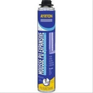 Mousse PU auto-expansive Ayrton pistolable à visser 700ml – l&rsquo;unité – AYRTON