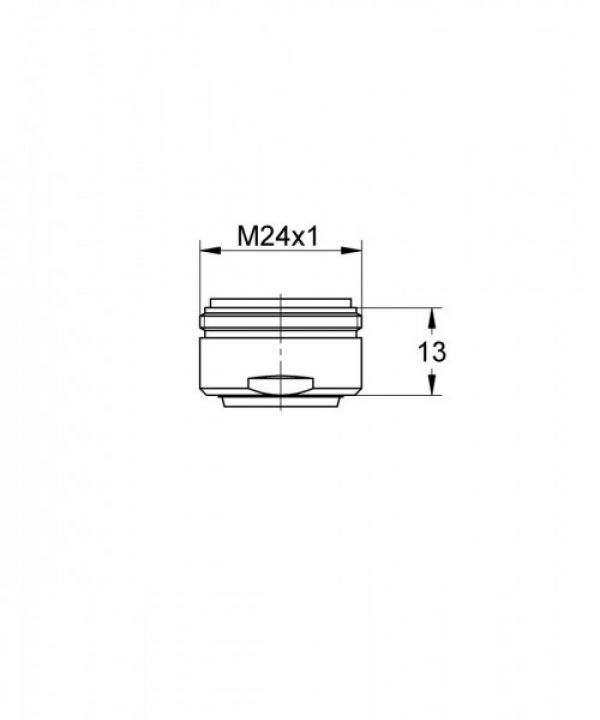 Mousseur Economiseur d’Eau Grohe Eichelberg XtraClean filetage extérieur M 24×1
