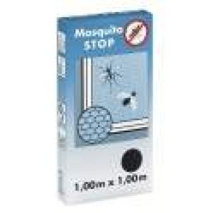 Moustiquaire pour fenêtre, « STOP&rsquo;, gris, 1m x 1m