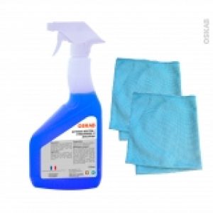 Nettoyant Vitro Induction Portes Lot De 2 Microfibres Sokleo