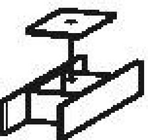 Organisateur de tiroir pour meuble sous lavabo/meuble bas Duravit Noir Diamant