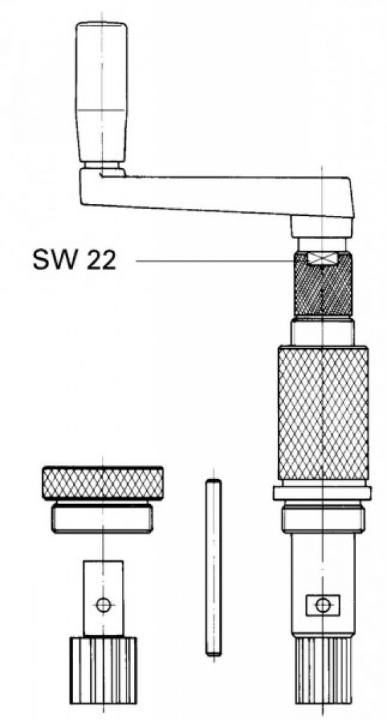 Outil de fraisage Grohe 1/2 » + 3/4 »&rsquo;