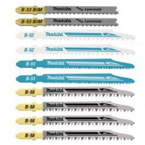 Pack De 10 Lames Makita B 44426 Pour Scie Sauteuse Bois Metal