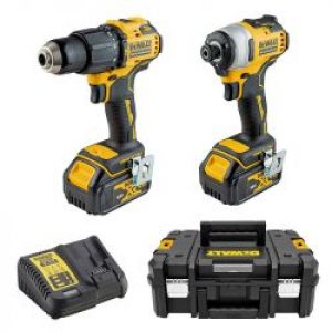 Pack Perceuse Visseuse A Chocs Dewalt Dck2062M2T Dcd709 Dcf809 18V Xr Brushless 2X40Ah