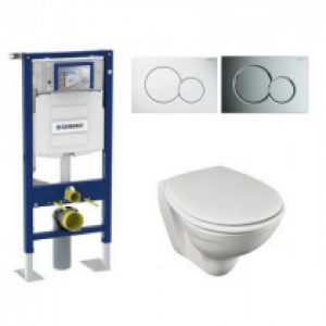 Pack wc suspendu gain de place Patio Jacob Delafon Bati support Geberit