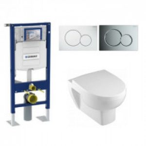 Pack wc suspendu Jacob Delafon Odeon Up semi caréné Bati support Geberit