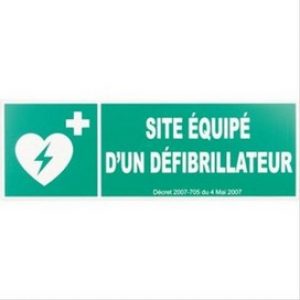 Panneau défibrilateur