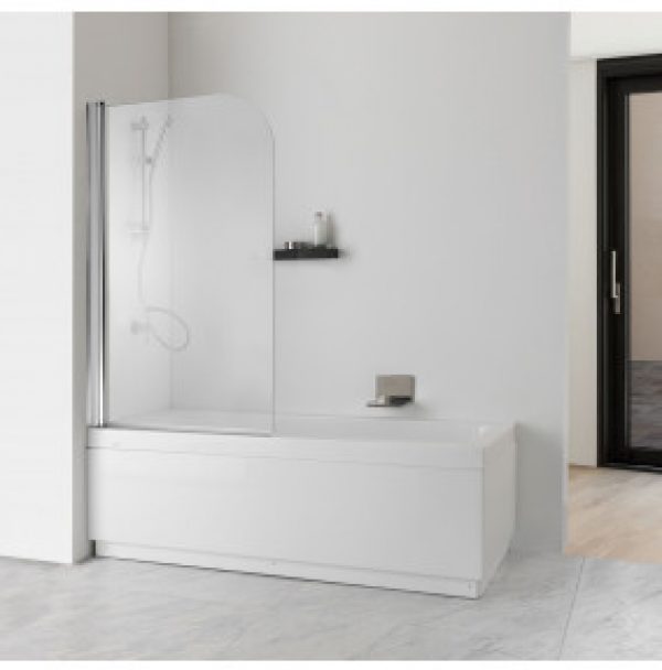 PARE-BAIGNOIRE A UN VOLET GIADA EN VERRE TRANSPARENT 6 MM