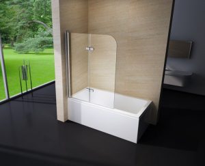 Pare baignoire en verre véritable NANO EX209 – 1200 x 1400 x 6 mm