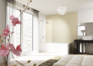 Pare Baignoire Pivotant Hüppe Design Elegance Sur-mesure 8E20800