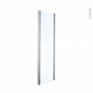 Paroi De Douche Fixe Laterale Olympe 80 Cm Verre Transparent