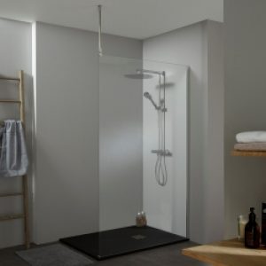 Paroi de douche fixe walk in 120×200 cm…