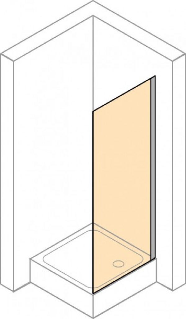 Paroi de douche Hüppe Design elegance (8E1519)