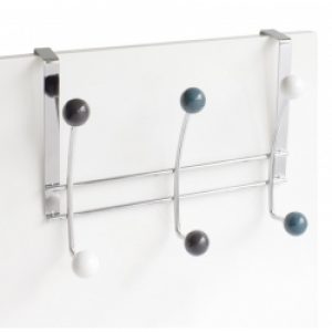 Patére 3 têtes colorée à suspendre à une…