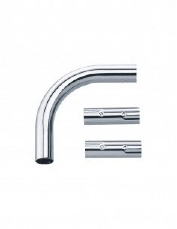 PELLET – Coude pour porte-rideaux à assembler 100×100 et 2 manchons…