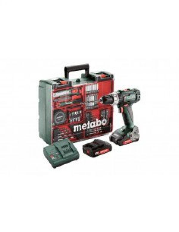Perceuse visseuse 18V METABO BS 18 L SET (2x2AH) avec coffret et 74…