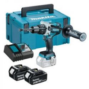 Perceuse Visseuse A Percussion Makita Dhp481Rtj 18 V Sans Charbon 2 X 50 Ah