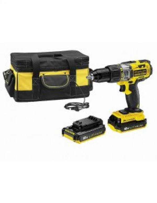 Perceuse visseuse à percussion 18V (2x2AH) STANLEY FATMAX FMCK475D2BC