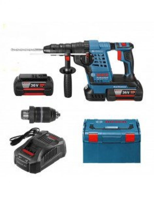 Perfo-burineur BOSCH GBH 36 VF LI (2x6AH) en coffret L-BOXX 061190700B