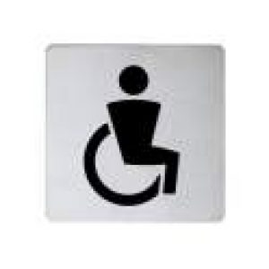 Pictogramme Handicapés acier inox