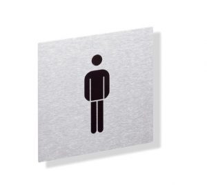 Pictogrammes Toilettes Hewi Plaque de signalisation homme guide