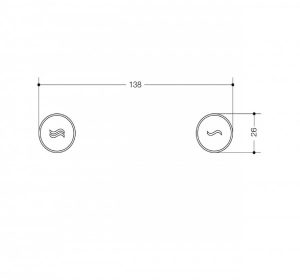 Pictogrammes Toilettes Hewi S 50 Chasse d’eau