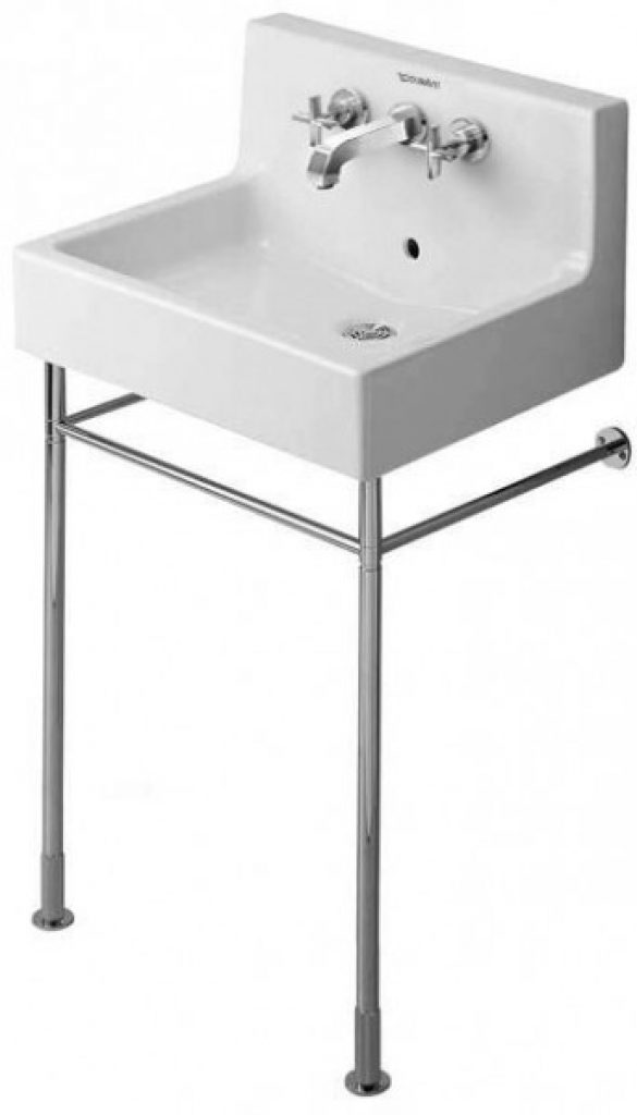 Pied De Meuble Duravit Métallique Vero pour lavabo 600 mm