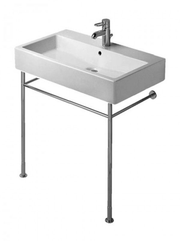 Pied De Meuble Duravit Métallique Vero pour lavabo 700 mm