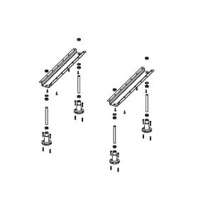 Pieds de Baignoire Riho POOTSET06