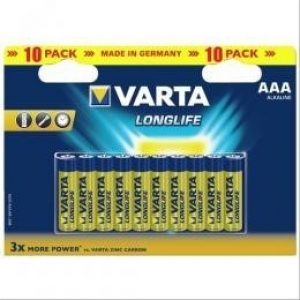 Pile alcaline Varta Longlife LR06/AA 1,5V – vendu par 10 – VARTA