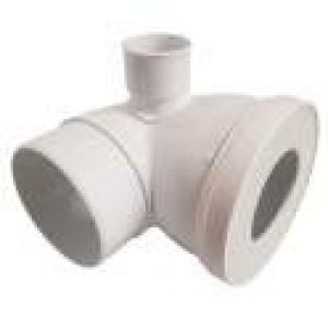 Pipe courte mâle 90° à piquage gauche