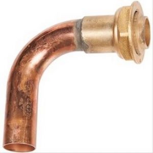 Piquage coudé à 90°, pour tube Ø22mm, écrou 6/20