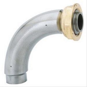 Piquage coudé à 90°, pour tubne acier Ø27mm, écrou 6/20