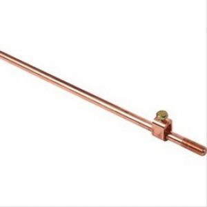 Piquet de terre rond allongeable avec connexion Plombelec L=1m