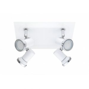 Plafonnier carré 4 spots LED pour salle de…