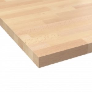 Plan De Travail Salle De Bain N606 Hetre Lamelle Bois Massif L250 X L65 X E36 Cm Planeko