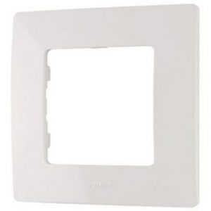 Plaque 1 poste Niloé Blanc Legrand 665001